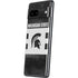 Michigan State University Black and White Stripes Pixel Skins